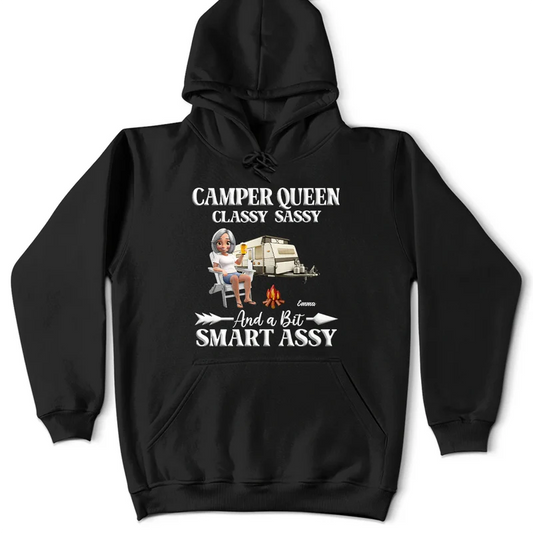 Camper Queen Classy Sassy - Personalized T Shirt