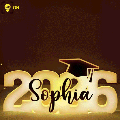 Class Of 2026 Graduation - Personalized Custom Shaped Light Box
