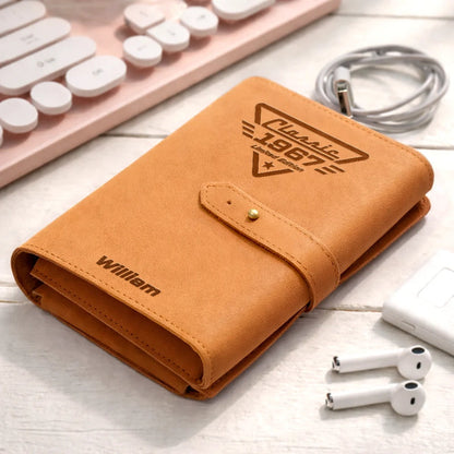 Classic Year Limited Edition - Personalized Leather Cable Bag