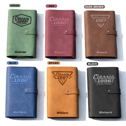 Classic Year Limited Edition - Personalized Leather Cable Bag