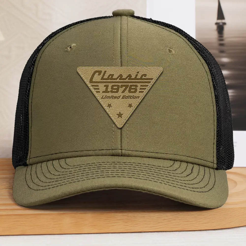 Classic Year Limited Edition - Personalized Leather Patch Hat