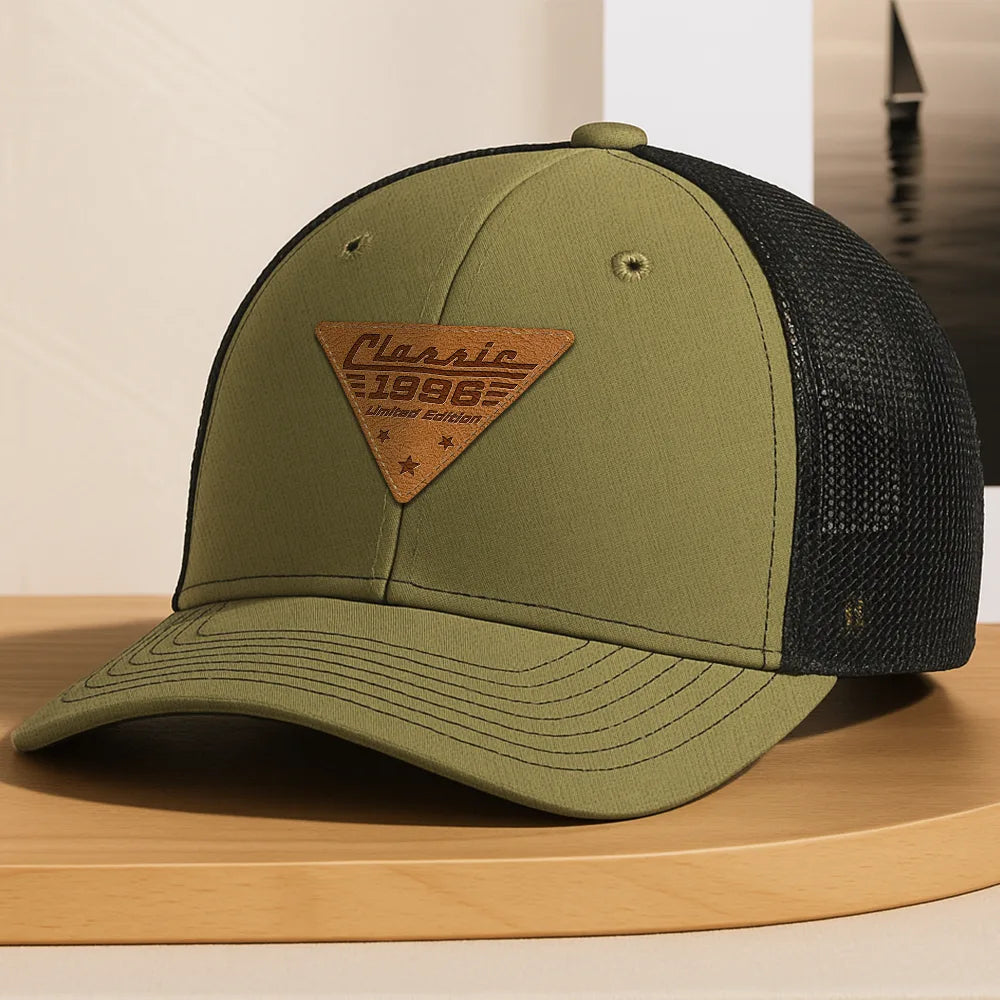 Classic Year Limited Edition - Personalized Leather Patch Hat