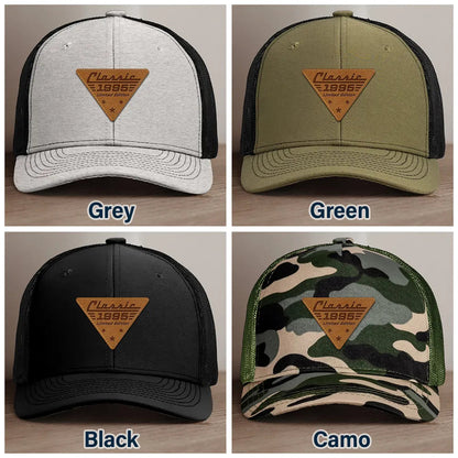 Classic Year Limited Edition - Personalized Leather Patch Hat