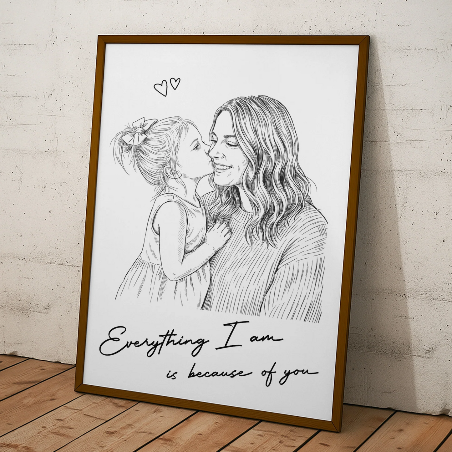 Custom Photo Mother's Day Gift For Mum, Mom, Wife - Personalized Poster