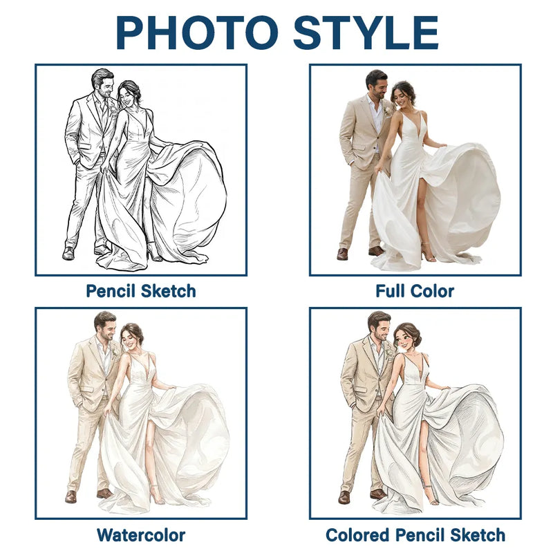 Custom Photo Couples Wedding Engaged Bachelor Party - Personalized Whiskey Glass