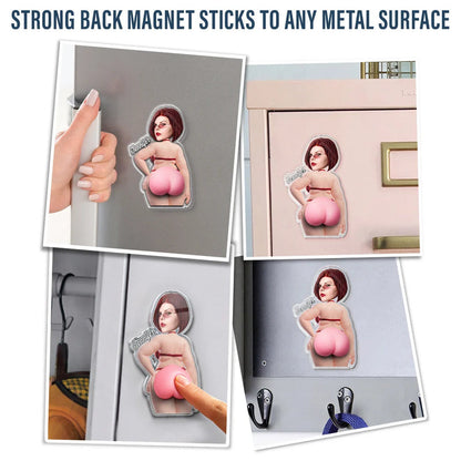Custom Photo Summer Calling Booty - Personalized Squishy Acrylic Fridge Magnet