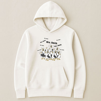 Custom Funny Seagulls Teacher - Personalized Shirt
