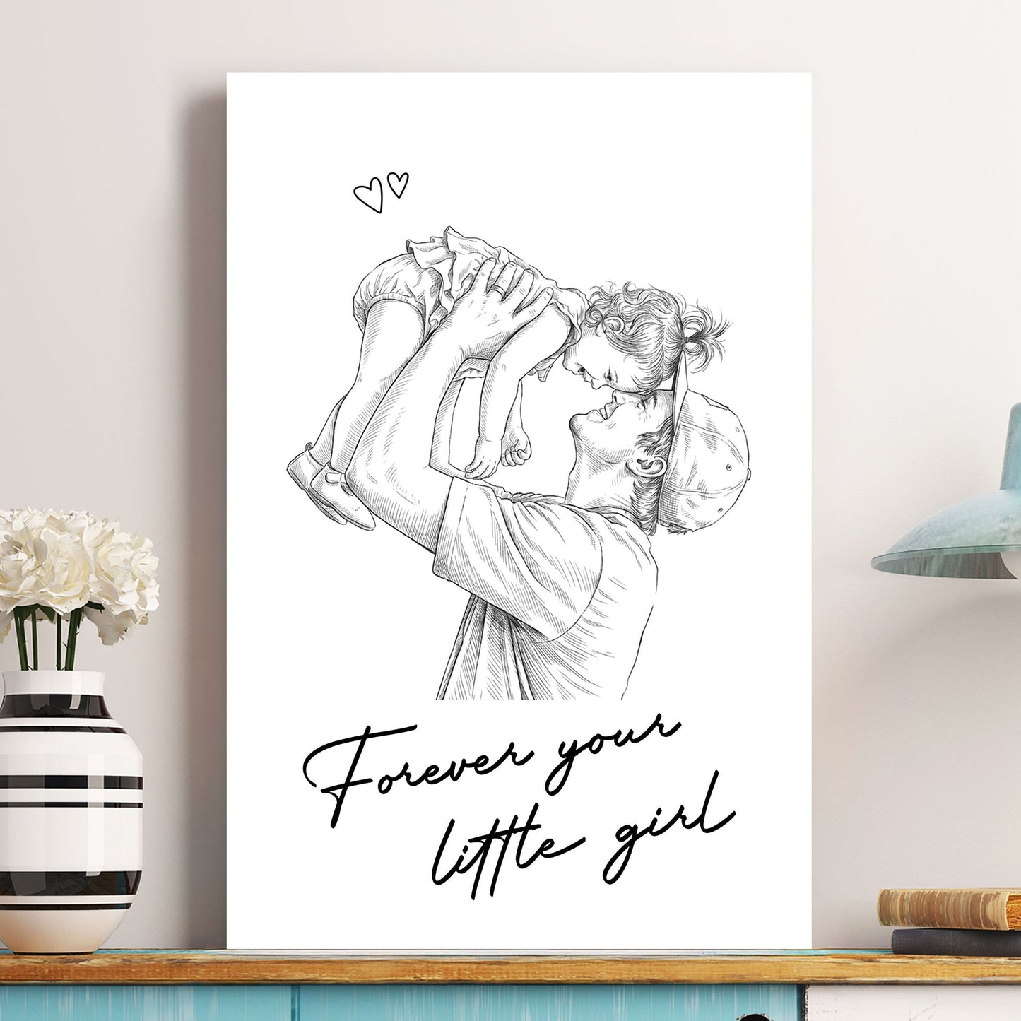 Father's Day Gifts, Custom Gift With Photo Father's Day Gift For Dad, Husband - Personalized Poster