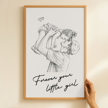 Father's Day Gifts, Custom Gift With Photo Father's Day Gift For Dad, Husband - Personalized Poster