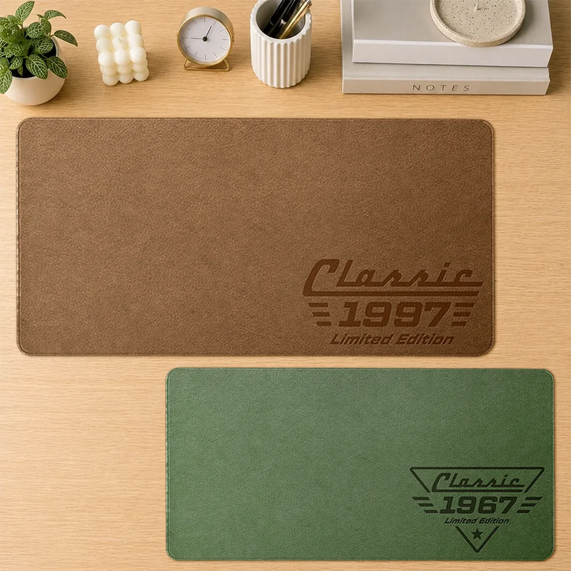 Classic Year Limited Edition - Personalized Leather Desk Mat