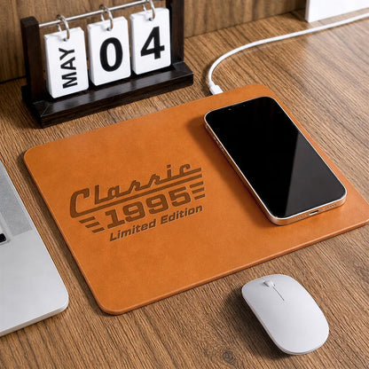 Classic Year Limited Edition - Personalized Leather Charging Mat