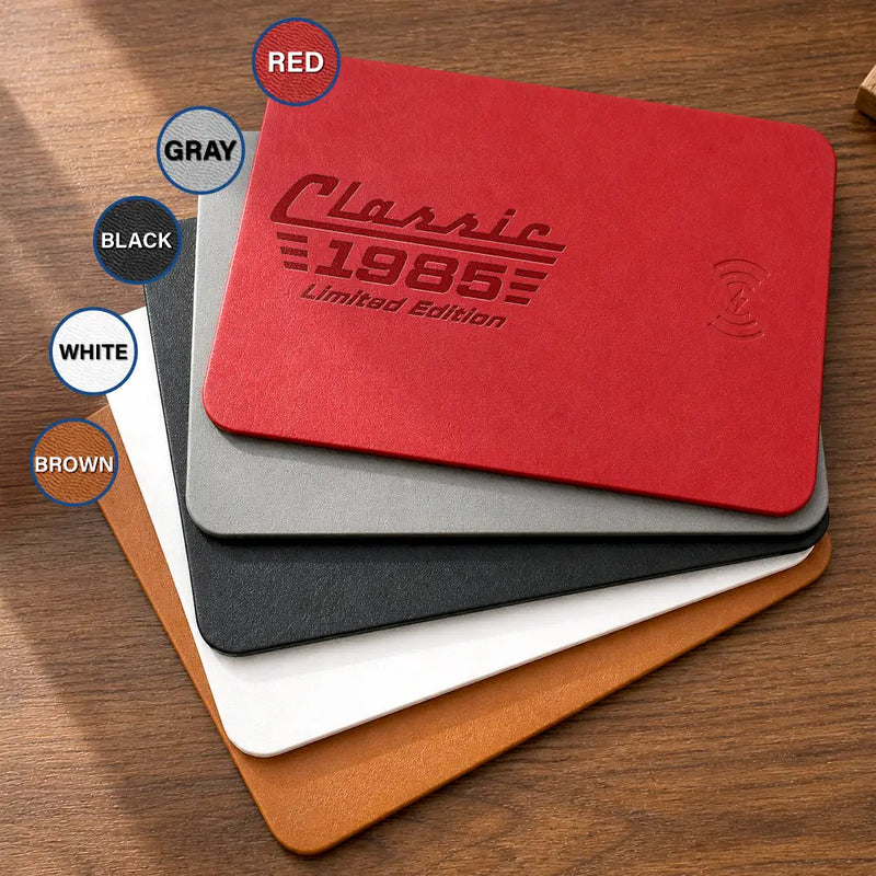 Classic Year Limited Edition - Personalized Leather Charging Mat