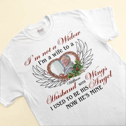 I'm A Wife To A Husband With Wings - Personalized Photo Shirt