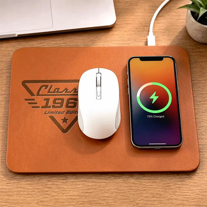 Classic Year Limited Edition - Personalized Leather Charging Mat