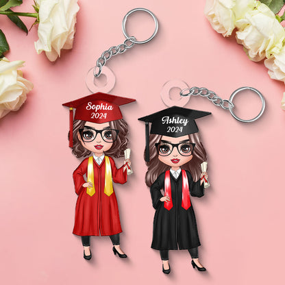 Class Of 2025 Senior Graduation Gift For Daughter Personalized Acrylic Keychain