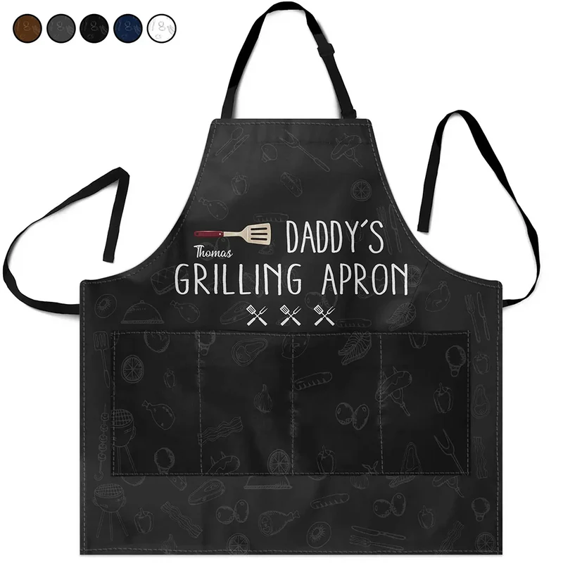 Daddy's Grilling Apron - Personalized Apron