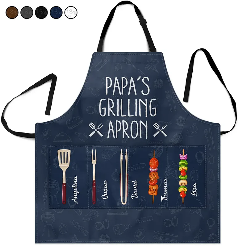 Daddy's Grilling Apron - Personalized Apron