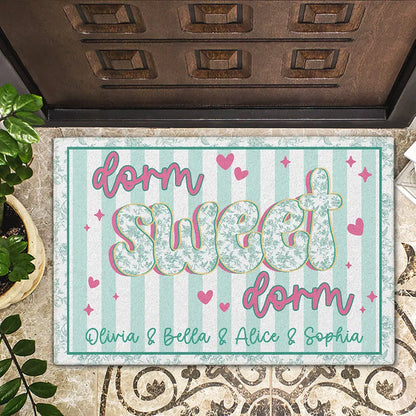 Dorm Sweet Dorm - Personalized Doormat