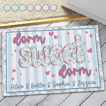 Dorm Sweet Dorm - Personalized Doormat