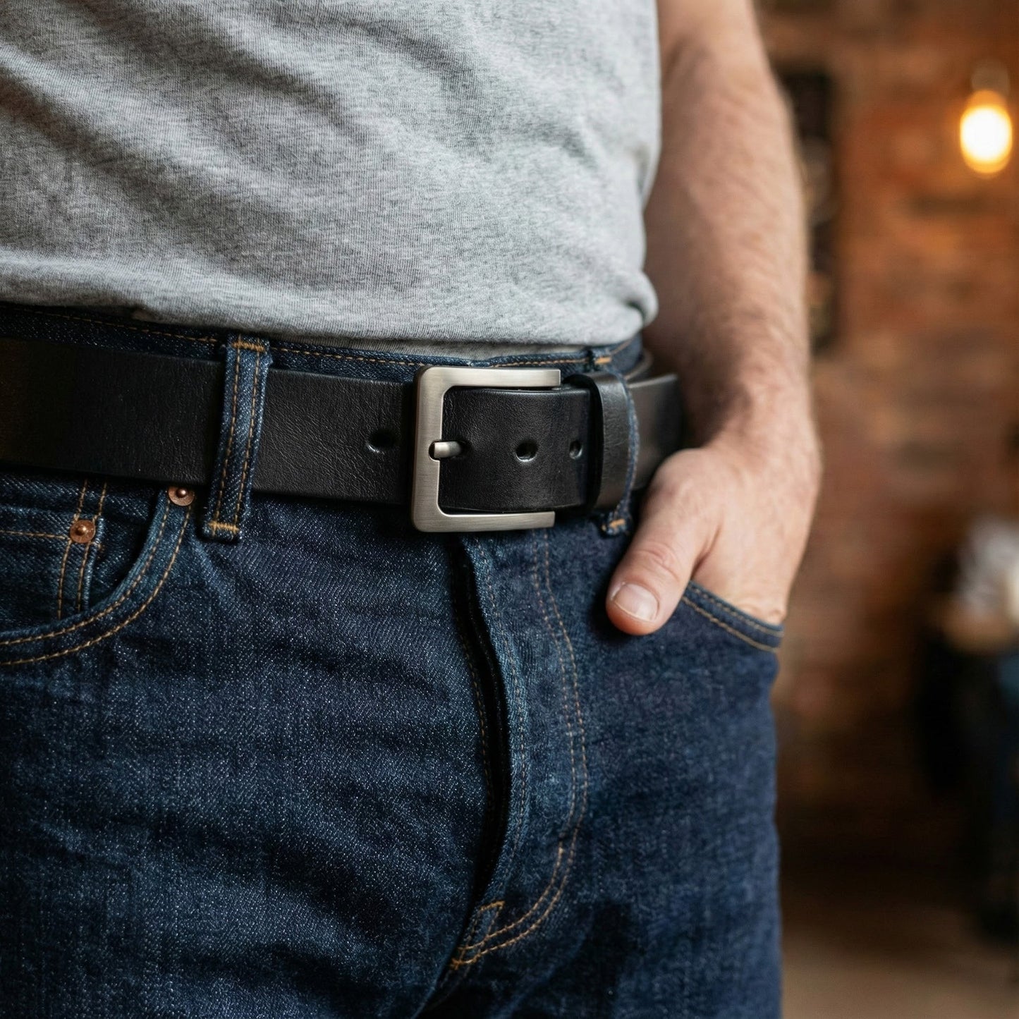 Father's Day Gifts, I Licked It, So It's Mine - Personalized Engraved Leather Belt - Gift For Husband