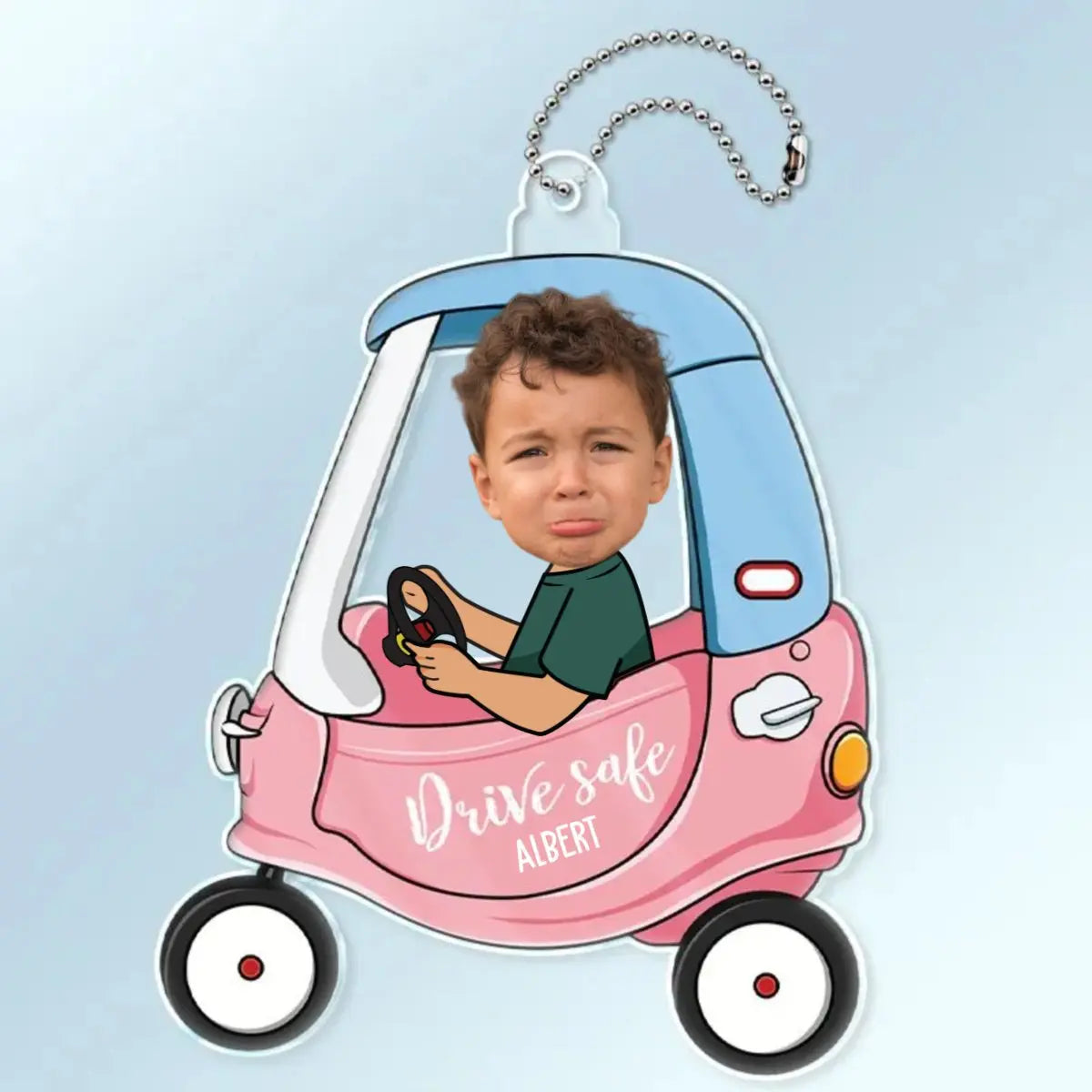 Family - Drive Safe - Personalized Acrylic Car Hanger (LH)
