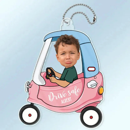 Family - Drive Safe - Personalized Acrylic Car Hanger (LH)