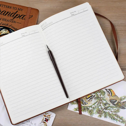 Memorial Letters To Loved One In Heaven - Personalized Leather Journal