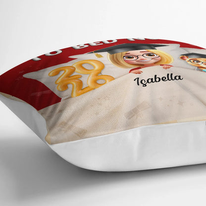 Graduated Can I Go Back To Bed Now - Personalized Pillow