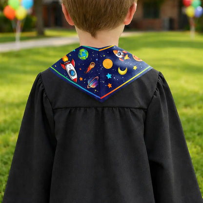 Graduation Kid Dinosaur Unicorn - Personalized Kid Graduation Stole