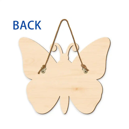 I Am Smart Kind Brave Butterfly - Personalized Custom Shaped Wood Sign
