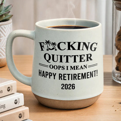 I Mean Happy Retirement - Personalized Conical Mug