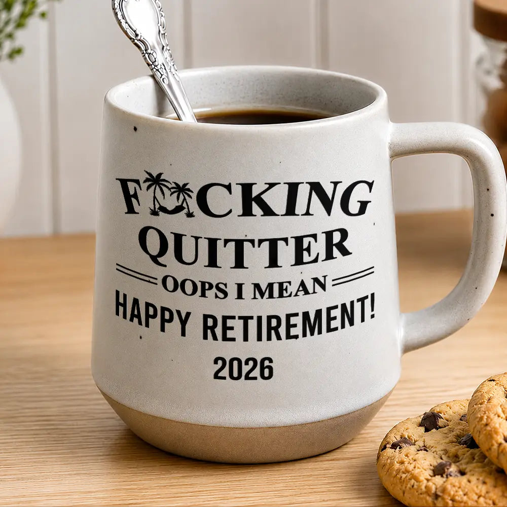 I Mean Happy Retirement - Personalized Conical Mug
