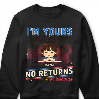 Custom Unisex T-shirt, Hoodie – Personalized Father's Day Birthday Gifts For Dad, Grandpa – No Returns Or Refunds