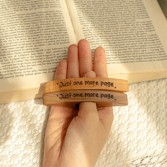 Just One More Page - Personalized Book Page Holder
