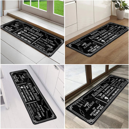 Kitchen Rules - Personalized Runner Rug
