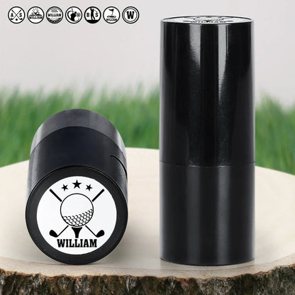 Life Is Full Of Choices - Personalized Golf Ball Stamp With Metal Storage Box