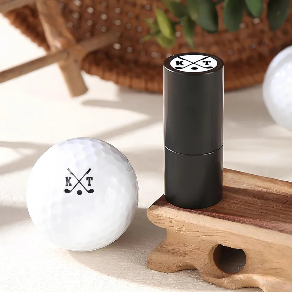 Life Is Full Of Choices - Personalized Golf Ball Stamp With Metal Storage Box