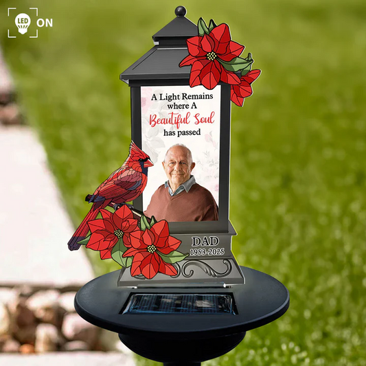 A Light Remains - Personalized Custom Solar Light