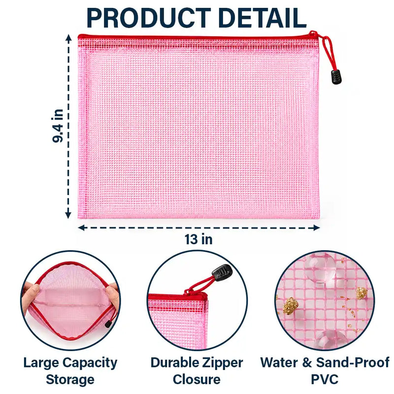 Summer Besties Girls Trip - Personalized Mesh Zipper Pouch