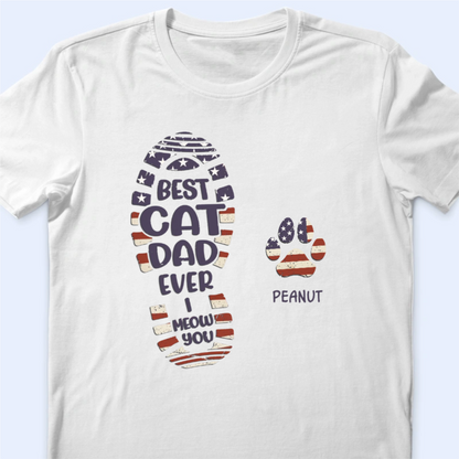 Custom Unisex T-shirt, Premium T-shirt, Hoodie - Personalized Father's Day Birthday Gifts For Dad, Grandpa, Dog Lovers, Dog Dad - To The Best Dog Dad Ever