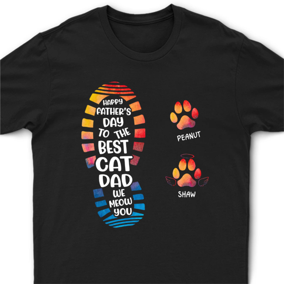 Custom Unisex T-shirt, Premium T-shirt, Hoodie - Personalized Father's Day Birthday Gifts For Dad, Grandpa, Dog Lovers, Dog Dad - To The Best Dog Dad Ever