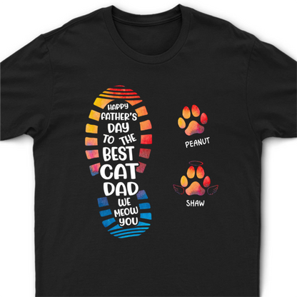 Custom Unisex T-shirt, Premium T-shirt, Hoodie - Personalized Father's Day Birthday Gifts For Dad, Grandpa, Dog Lovers, Dog Dad - To The Best Dog Dad Ever