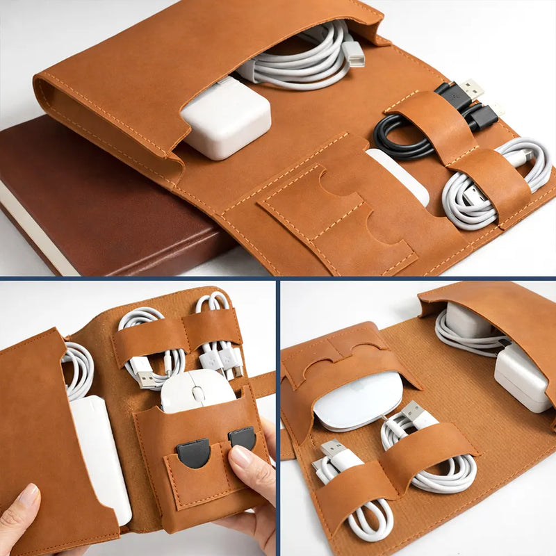 Classic Year Limited Edition - Personalized Leather Cable Bag