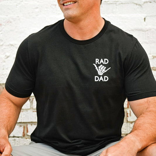 Rad Dad Shirt, Fathers Day Gift for Dad from Wife, Rad Dad TShirt, Cool Dad Graphic Tee