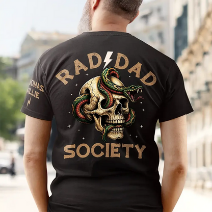Rad Dad Society - Personalized T Shirt