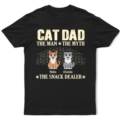Retro Style The Man The Myth The Snack Dealer - Personalized T Shirt