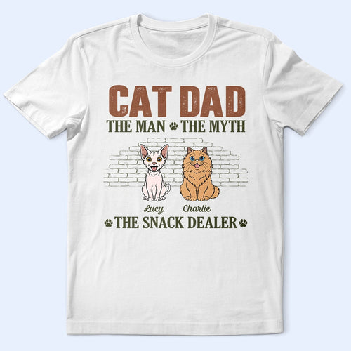 Retro Style The Man The Myth The Snack Dealer - Personalized T Shirt