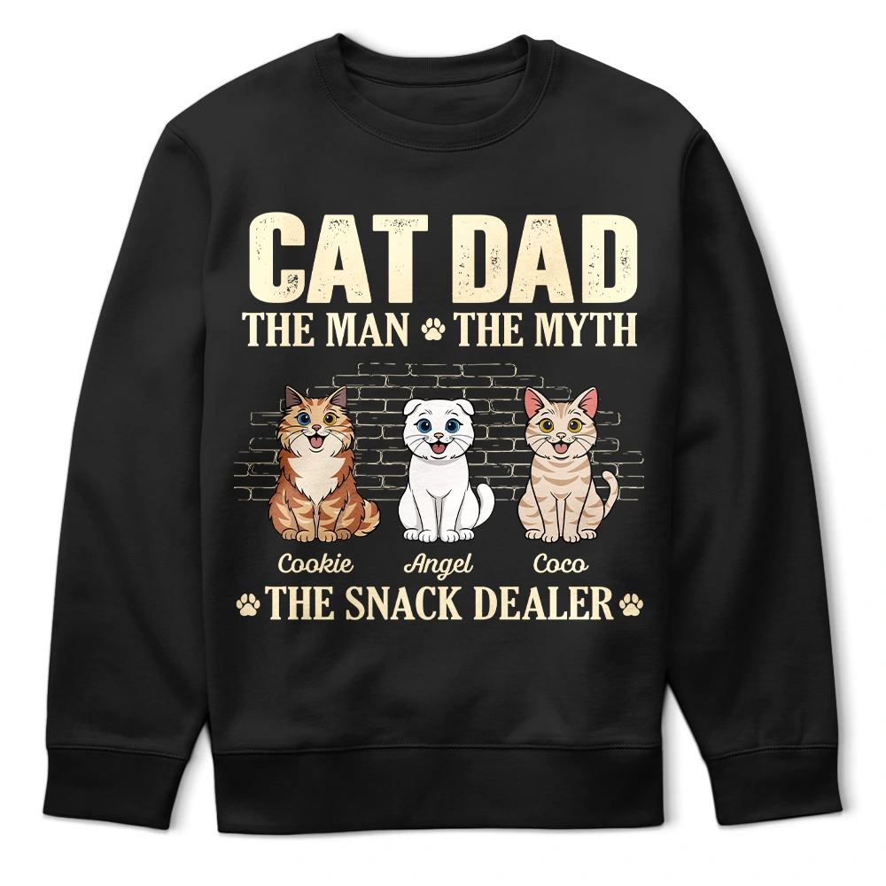 Retro Style The Man The Myth The Snack Dealer - Personalized T Shirt
