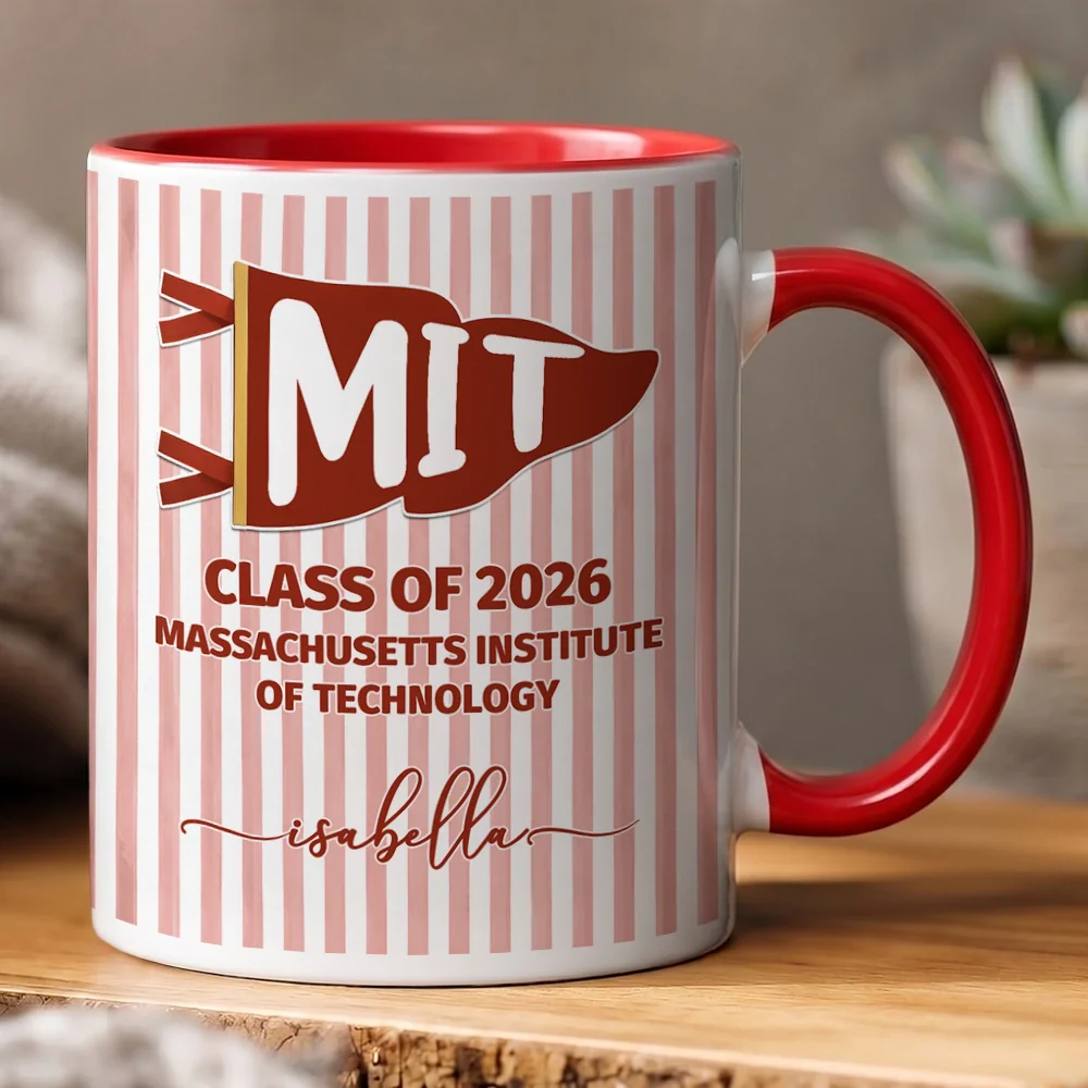 School Pennant Flag - Personalized Mug