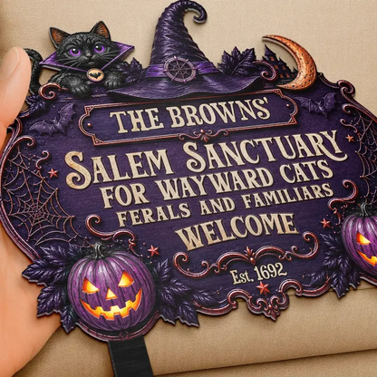 Salem Sanctuary For Wayward Cats Ferals - Personalized Metal Garden Stake